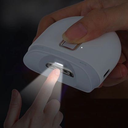 Electric Nail Clipper With Light Nail Polishing Machine